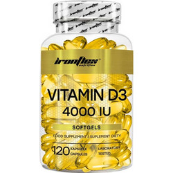IronFlex Vitamin D3 4000iu 120 Μαλακές Κάψουλες