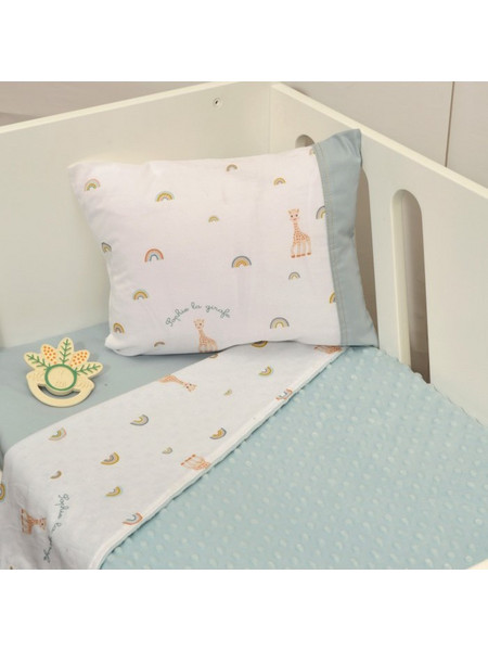Sophie La Girafe Des 503 Κουβέρτα Αγκαλιάς Βελουτέ 75x100 Βεραμάν