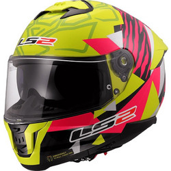 LS2 Steam II Tiger H-V Yellow Pink Κράνος Μηχανής Full Face 1550gr