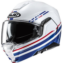 HJC i100 Sysma White Κράνος Μηχανής Flip-Up 1900gr