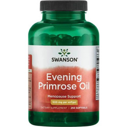 Swanson Evening Primrose Oil Έλαιο Νυχτολούλουδου 500mg 250 Μαλακές Κάψουλες