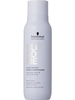 Schwarzkopf Blondme Bond Repair Purple Conditioner για Προστασία Χρώματος 250ml