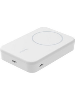 Belkin BoostCharge Pro Wireless Magsafe Power Bank 10000mAh 15W με Θύρα USB-C White