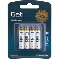 Geti Alkaline AAA 4τμχ