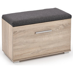Diommi Παπουτσοθήκη Σκαμπό Ξύλινη Sonoma M70xΠ32xY45cm 60-22329