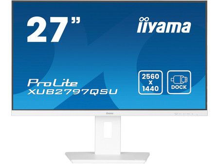 iiyama ProLite XUB2797QSU-W2 IPS Monitor 27" 2560x1440 QHD 100Hz 1ms