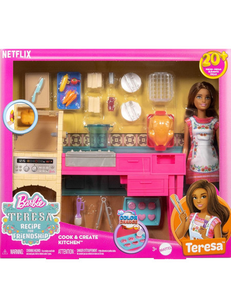 Mattel Barbie & Teresa Recipe for Friendship Cook & Create Kitchen