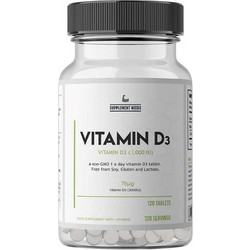 Supplement Needs Vitamin D3 3000iu 120 Ταμπλέτες
