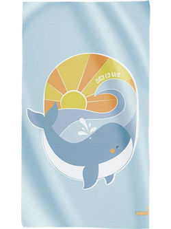 Saro Sea La Vie Παιδική Πετσέτα Θαλάσσης Microfiber Γαλάζια 90x160cm 64301