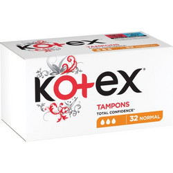 Kotex Normal Ταμπόν για Κανονική Ροή 3 Σταγόνες 32τμχ