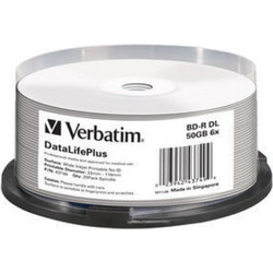 Verbatim Εγγράψιμα BD-R 6x Printable 50GB Cake Box 25τμχ
