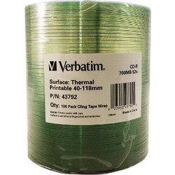 Verbatim 43792 Εγγράψιμα CD-R 52x 700MB 100τμχ