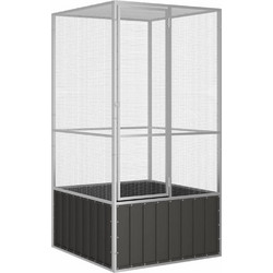 vidaXL Κλουβί Πτηνών Ανθρακί 111x107x211.5cm 171548