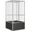 vidaXL Κλουβί Πτηνών Ανθρακί 111x107x211.5cm 171548