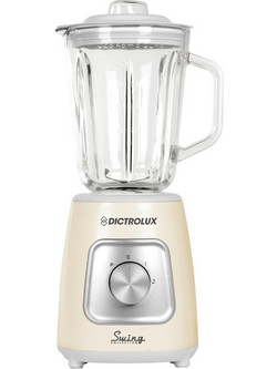 Dictro Lux DX-2103 Μπλέντερ για Smoothie με Γυάλινη Κανάτα 1.5lt 1000W Μπεζ