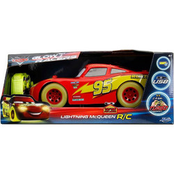 Jada Cars Glow Racers Lightning McQueen Τηλεκατευθυνόμενο Αυτοκίνητο 1:14 253086000