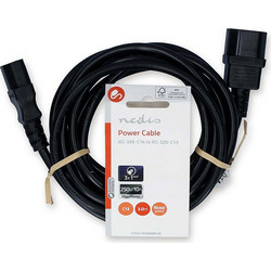 Nedis CEGL10500BK30 Προέκταση Καλωδίου Τροφοδοσίας IEC C14 to IEC C13 3m