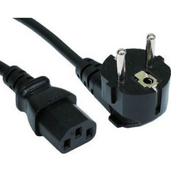 Powertech CAB-030 Καλώδιο Τροφοδοσίας Schuko to IEC C13 1.5m