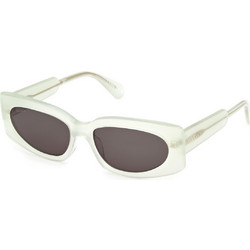 Max & Co MO0114 93N Γυναικεία Γυαλιά Ηλίου Οβάλ Κοκάλινα Λευκά με Μαύρο Φακό