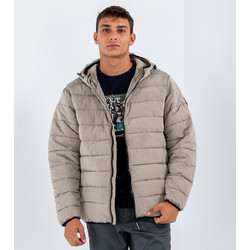 Weekend Offender Ανδρικό Μπουφάν Χειμωνιάτικο Puffer Μπεζ JKAW2101