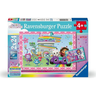 Παιδικό Puzzle Ravensburger Gabby's Dollhouse Η Γκάμπι στη Γιορτή 2x24 Κομμάτια