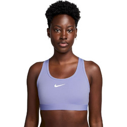 Nike Swoosh Αθλητικό Μπουστάκι με Μέτρια Στήριξη Λιλά DX6821-533