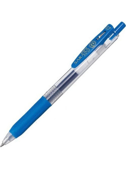 Zebra Sarasa Clip Στυλό Gel 0.7mm Μπλε ZB-35142