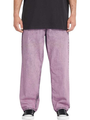 Volcom Ανδρικό Τζιν Παντελόνι Loose Εφαρμογή Μωβ A1912450-VO0STL