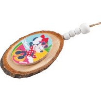 Parisis Μπομπονιέρα Βάπτισης Κρεμαστό Minnie Mouse Tropical από Ξύλο