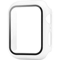Sonique Πλαστική Θήκη Tempered Glass για Apple Watch 1 / 2 / 3 42mm Λευκή