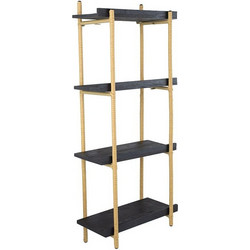 Artekko Βιβλιοθήκη Τοίχου 46x25x112cm 78036-DS