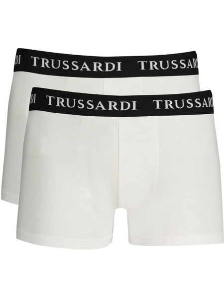 Trussardi Ανδρικά Μποξεράκια Σετ 2Pack Λευκά TRU2UTR02-BI01