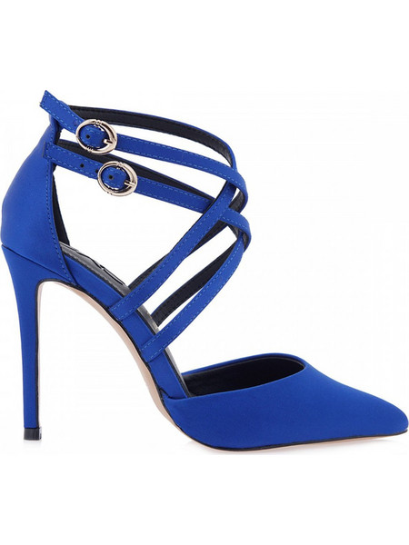 Exe Γόβες με Τακούνι Στιλέτο με Λουράκι Royal Blue P17006765437