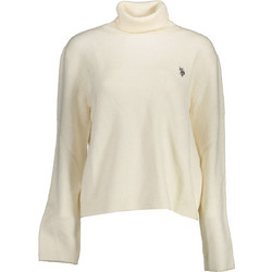 U.S. Polo Assn. Γυναικεία Πλεκτή Μπλούζα Ζιβάγκο Εκρού 63471-53140