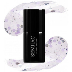 Semilac UV Gel Polish 925 Silver & Violet Drops Ημιμόνιμο Βερνίκι Νυχιών 7ml