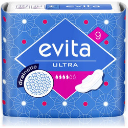 Bella Evita Ultra Σερβιέτες με Φτερά για Αυξημένη Ροή 4 Σταγόνες 9τμχ