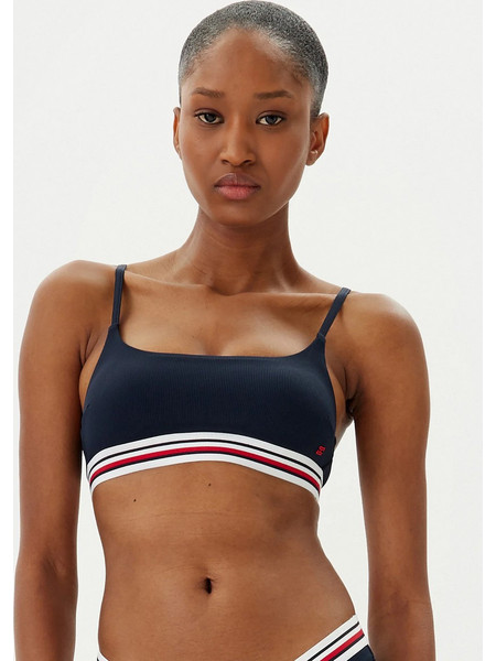 Tommy Jeans Bikini Top Μπουστάκι Navy Μπλε UW0UW05806-C1G