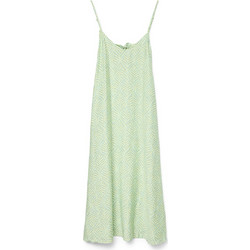 Vero Moda Midi Καλοκαιρινό Καθημερινό Φόρεμα Μεταξωτό Lime 10324285
