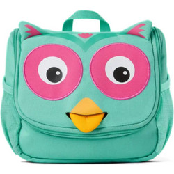 Affenzahn Owl Παιδικό Νεσεσέρ Ταξιδίου με Θήκες 22x7x18cm Τιρκουάζ