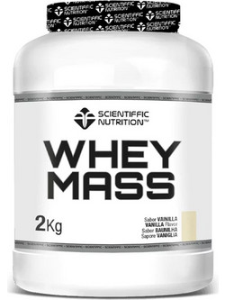 Scientiffic Nutrition Whey Mass Vanilla Πρωτεΐνη Ορού Γάλακτος Όγκου 2kg