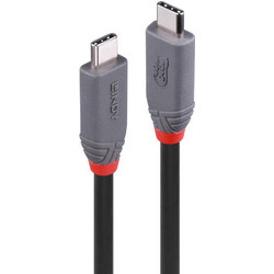 Lindy USB-C to USB-C 240W 0.8m Anthracite 36956