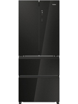 Haier HFR3718ENGB Ψυγείο Ντουλάπα Μαύρο