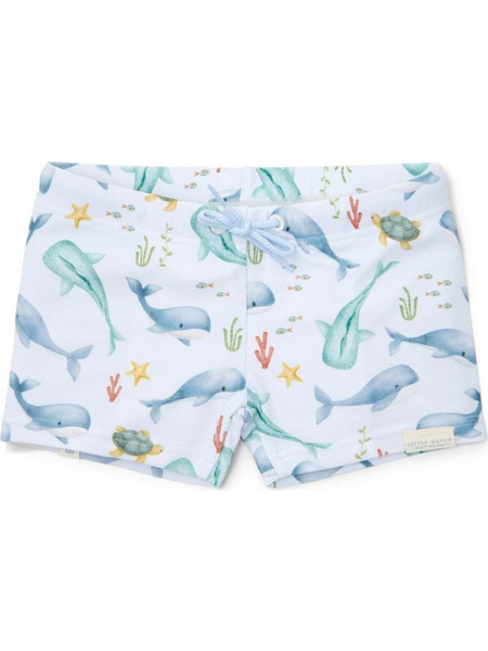 Little Dutch Ocean Αντηλιακό UV Βρεφικό Μαγιό Boxer για Αγόρι Γαλάζιο CL25038503