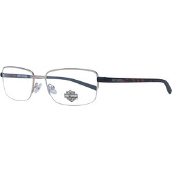 Harley Davidson HD00017 032 Ανδρικός Σκελετός Γυαλιών Οράσεως Κοκάλινος Ασημί Μαύρος