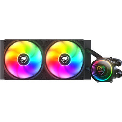 Cougar Poseidon Elite 240 Black Υδρόψυξη CPU 120mm ARGB για Socket AM2 / AM2+ / AM3 / AM3+ / FM1 / FM2 / 115x / 1366 / 2011 / 2066 / 2011-3 / AM4 / FM2+ / 1200 / 1700 / AM5 / 1851