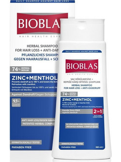 Bioblas Zinc & Menthol Σαμπουάν κατά της Τριχόπτωσης 360ml