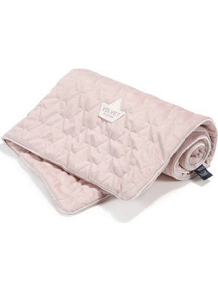 La Millou Velvet Rafaello Κουβέρτα Κούνιας Βελουτέ 110x140 Smoke Rose