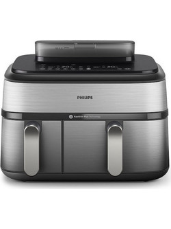 Philips NA555/00 Air Fryer 9lt με Διπλό Κάδο