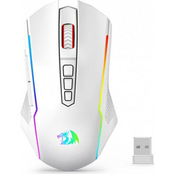 Redragon M914 Ασύρματο Gaming Ποντίκι RGB 10000 DPI White