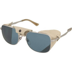 Persol PO1013SZ 1155P1 Ανδρικά Γυαλιά Ηλίου Aviator Μεταλλικά Χρυσά με Μπλε Φακό